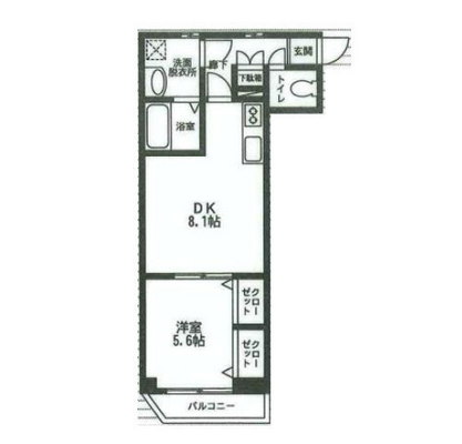 入谷賃貸マンション・1DK