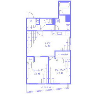 東京都台東区松が谷３丁目 賃貸マンション 2LDK