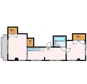 東京都台東区入谷２丁目 賃貸マンション 2DK