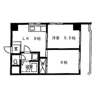 東京都台東区千束１丁目 賃貸マンション 2LK