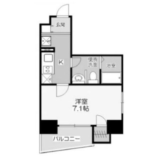 東京都台東区松が谷２丁目 賃貸マンション 1K