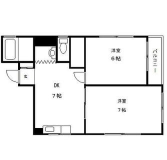 東京都台東区千束３丁目 賃貸マンション 2DK